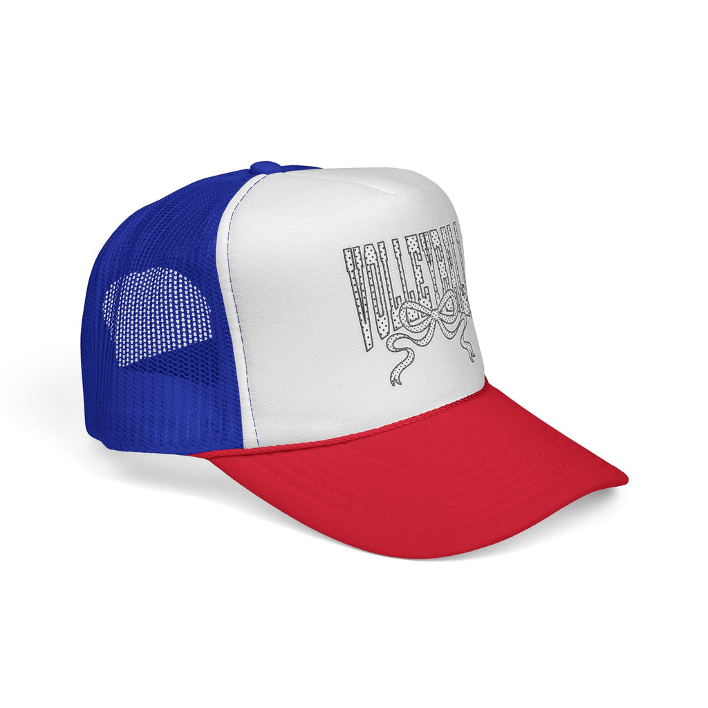 Volleyball Trucker Cap — Polka Dot & Lace Trending Hat