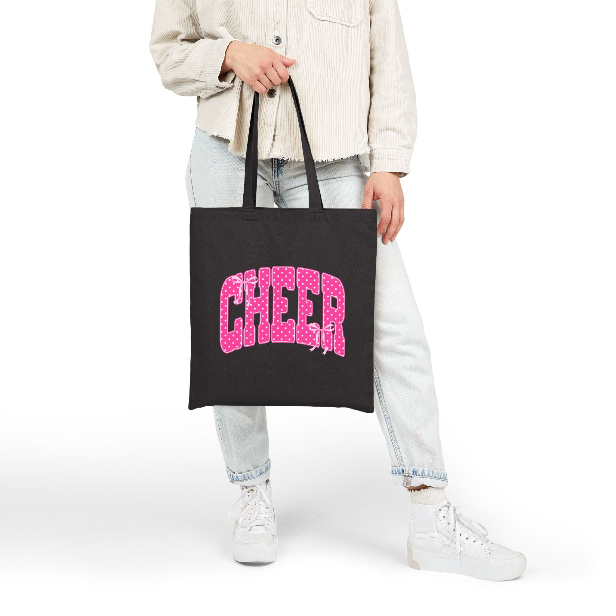 Cheer Polka Dot | Canvas Tote Bag