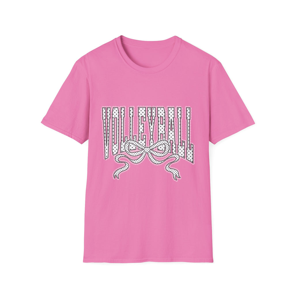 Volleyball Graphic Tee — Lace Ribbon Trending T‑Shirt