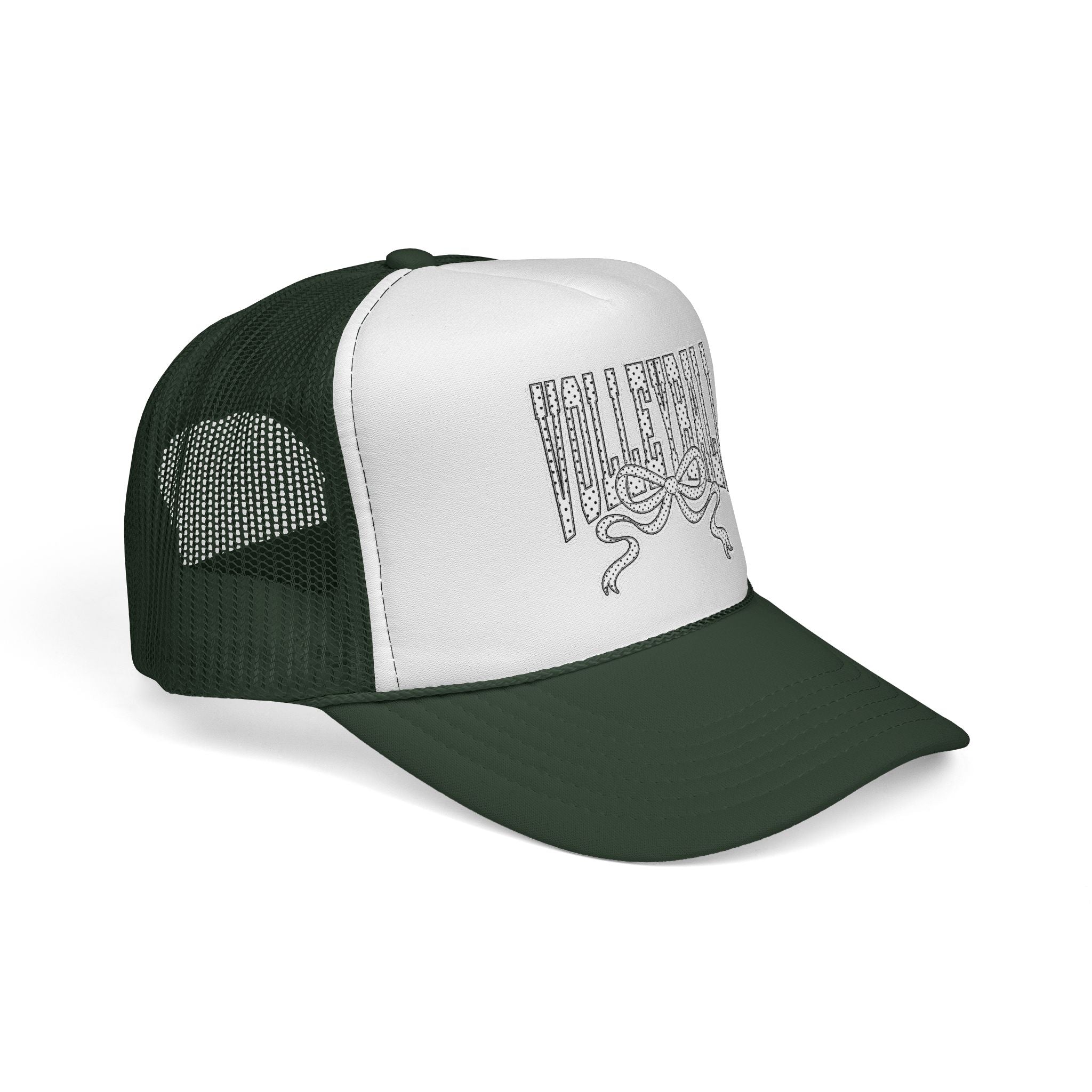 Volleyball Trucker Cap — Polka Dot & Lace Trending Hat
