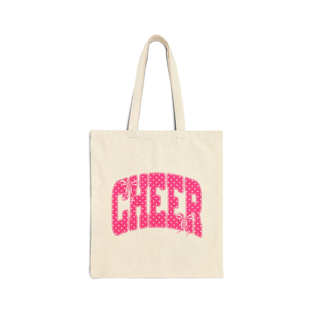 Cheer Polka Dot | Canvas Tote Bag
