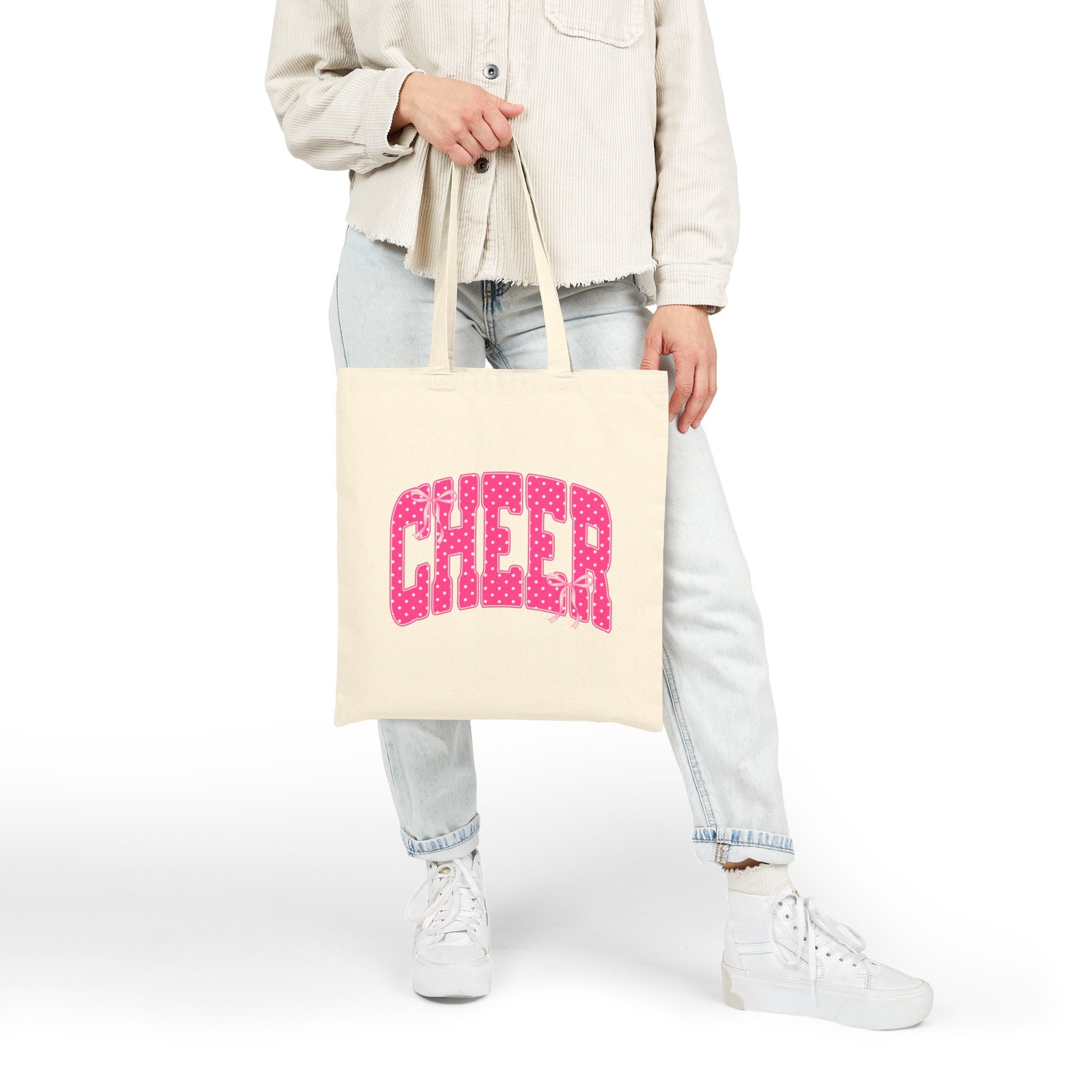 Cheer Polka Dot | Canvas Tote Bag