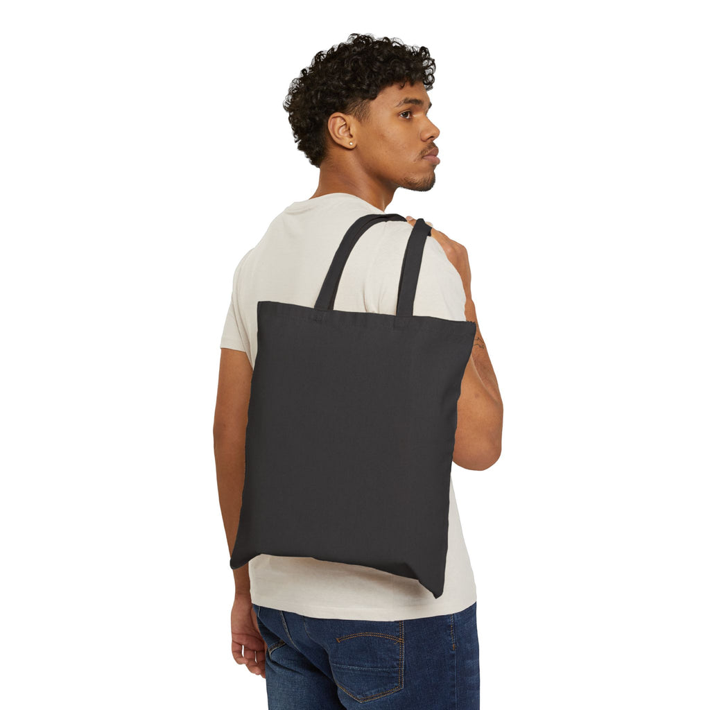 Halloween Basset Hound 'Low & Boo' Canvas Tote Bag
