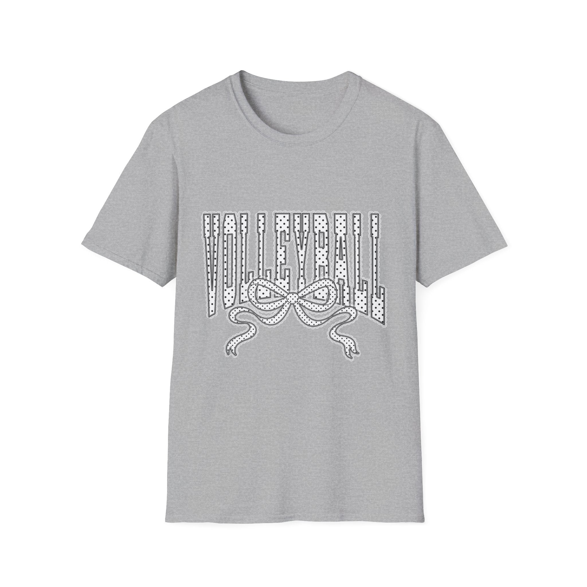 Volleyball Graphic Tee — Lace Ribbon Trending T‑Shirt