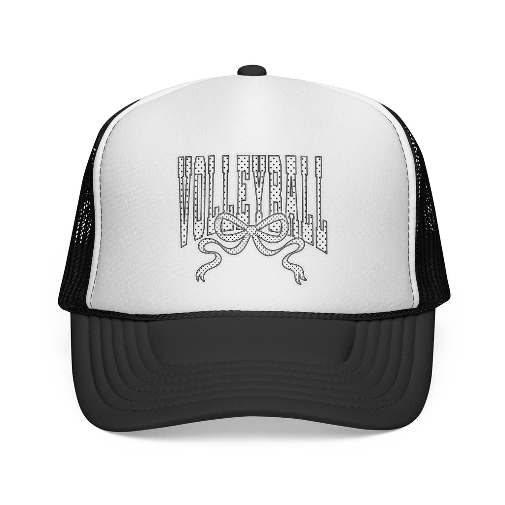 Volleyball Trucker Cap — Polka Dot & Lace Trending Hat